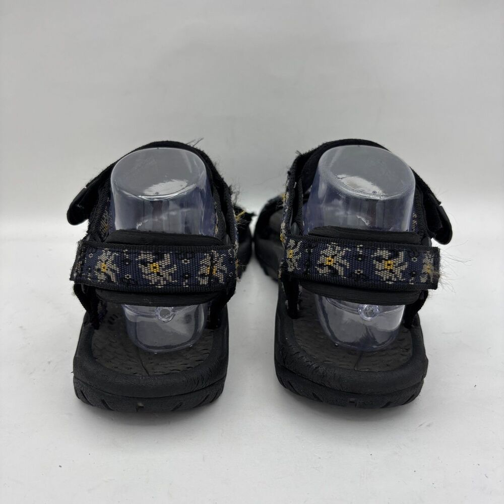 Teva Hurricane 4 Sport Sandals Women Size 9 Japanese Flower Navy Blue Black - Picture 5 of 8